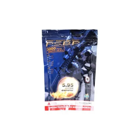 Airsoft šratai 3000 vnt 0.25 g (G&G)