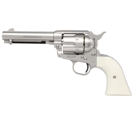 Colt Peacemaker .45 SAA 4" Silver  (King Arms)