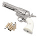 Colt Peacemaker .45 SAA 4" Silver  (King Arms)